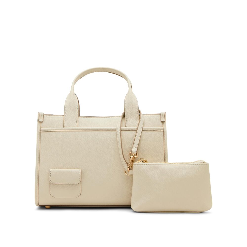 6500 Medium Satchel with 2 Detachable Straps, Parchment